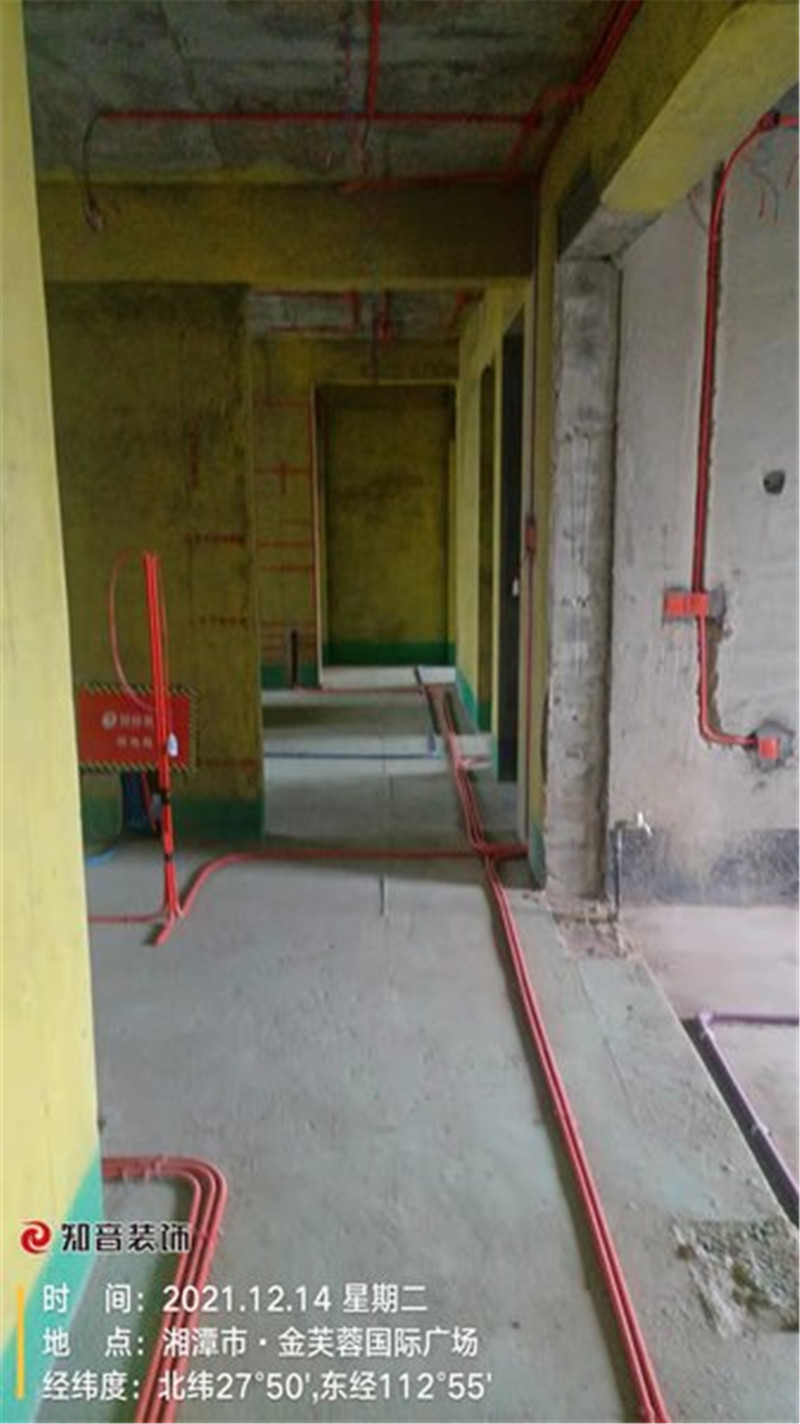 金芙蓉136平施工现场