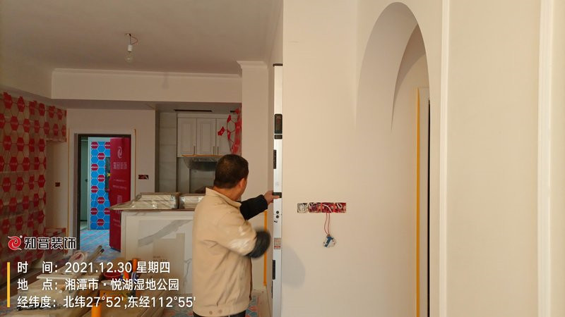 天元玺园118平施工现场