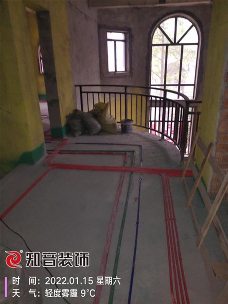 东湖山庄别墅施工现场