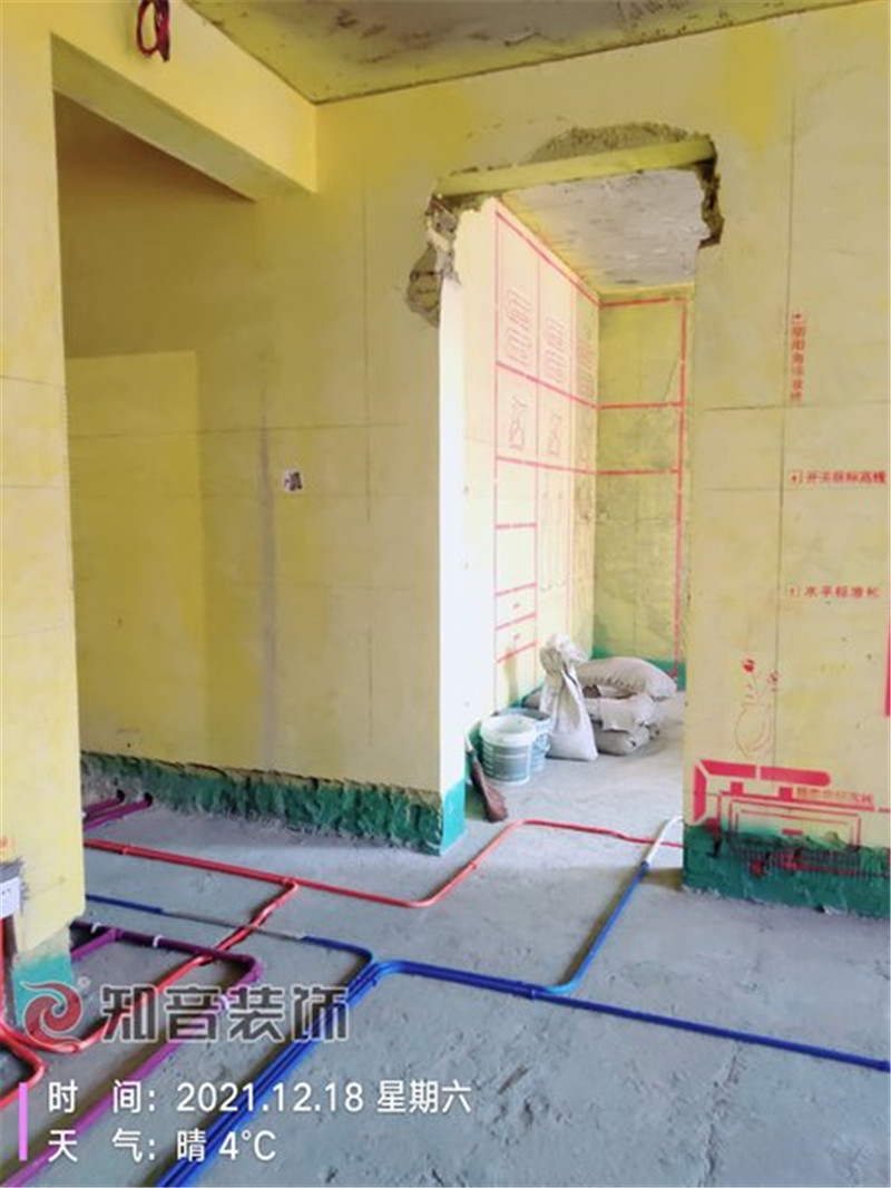 华雅花园96平施工现场