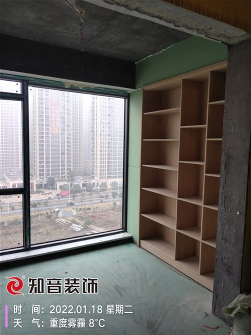 天元海棠湾107平施工现场