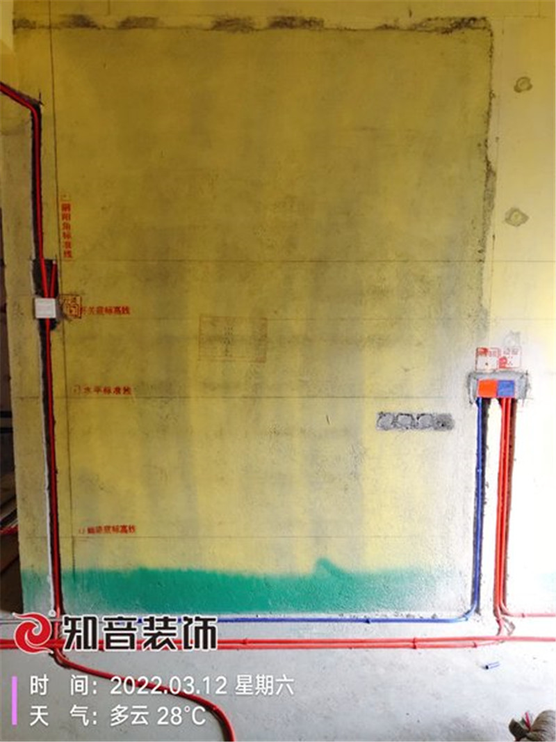 碧桂园天玺111平施工现场