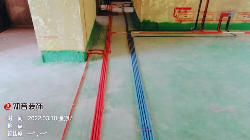 美居乐珑庭140平施工现场