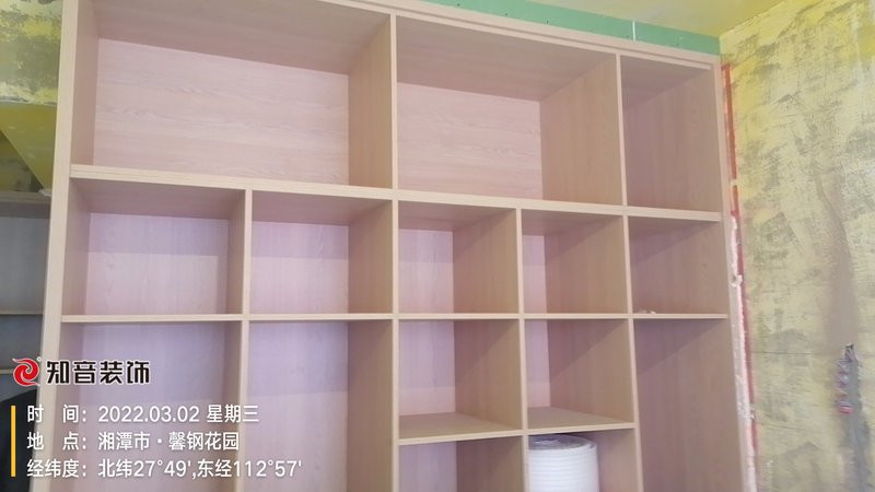 美居乐珑庭106平施工现场