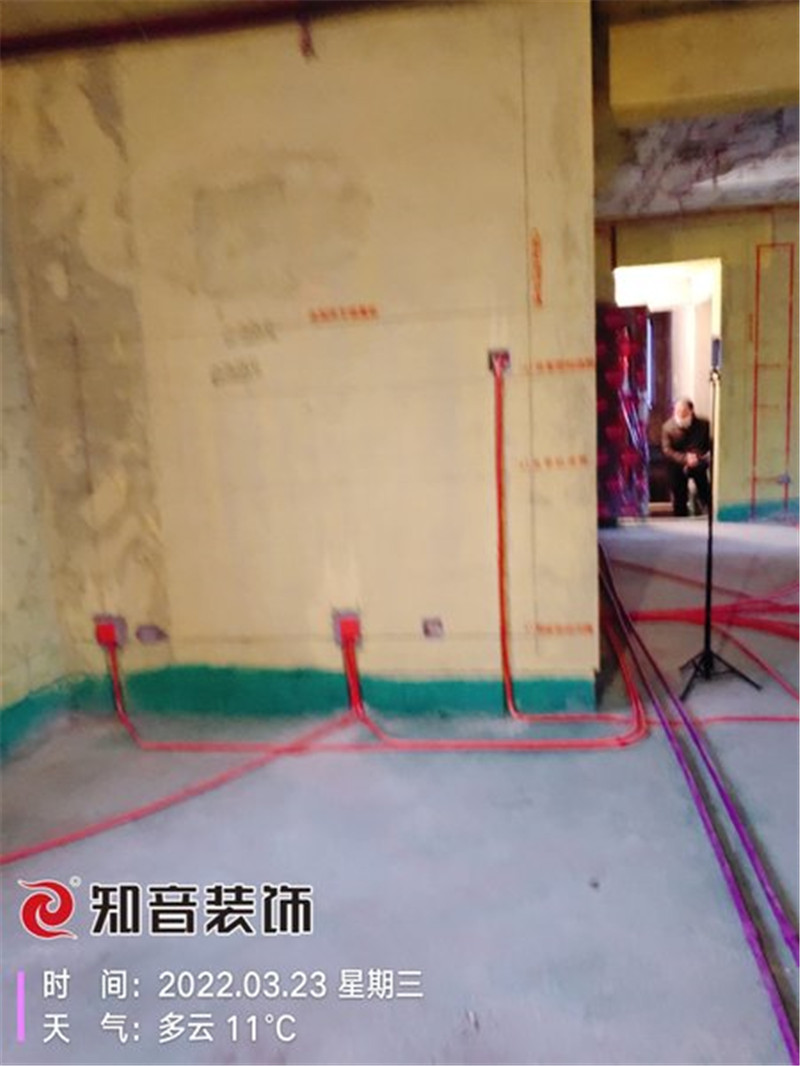 华雅花园114平施工现场