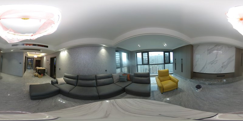 天元海棠湾 120平施工现场