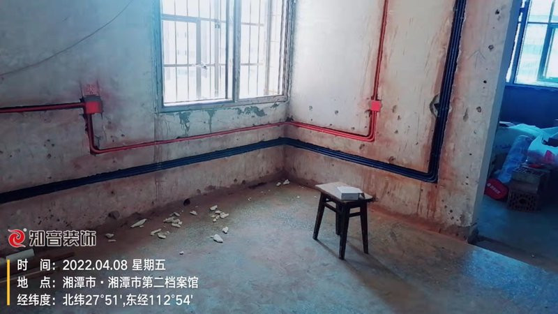 基建营石油公司小区90平施工现场