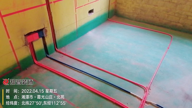 霞光北苑120平施工现场