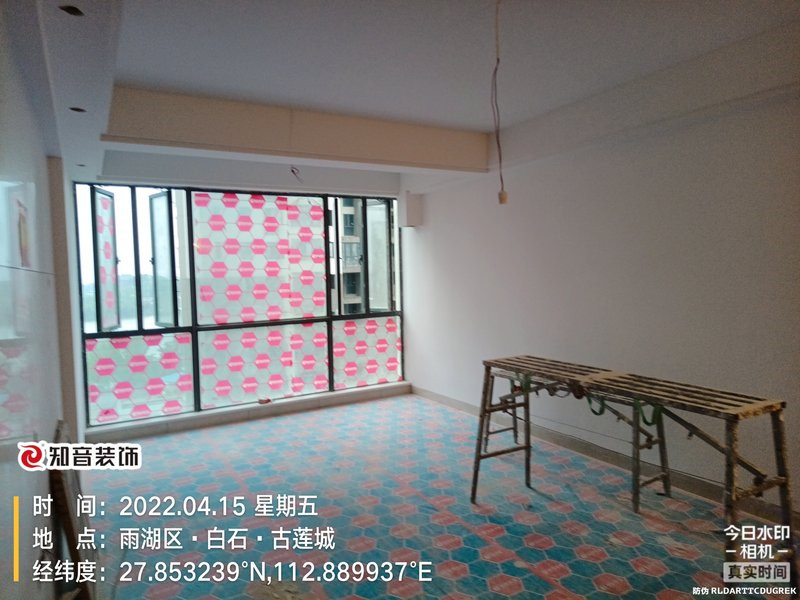 白石古莲城松竹里104平施工现场