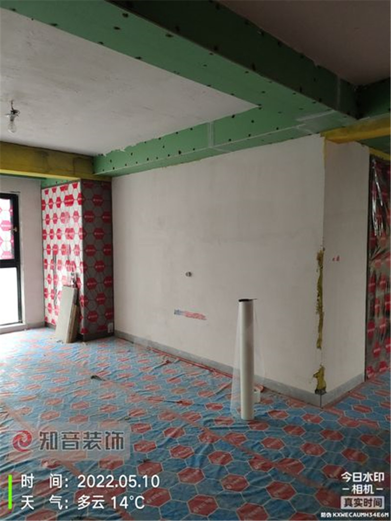 华雅花园114平施工现场