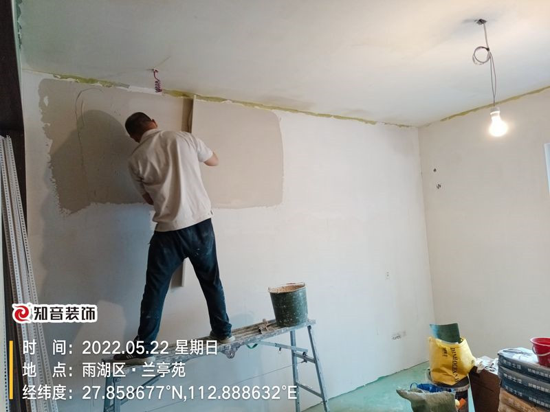 白石古莲城松竹里120平施工现场