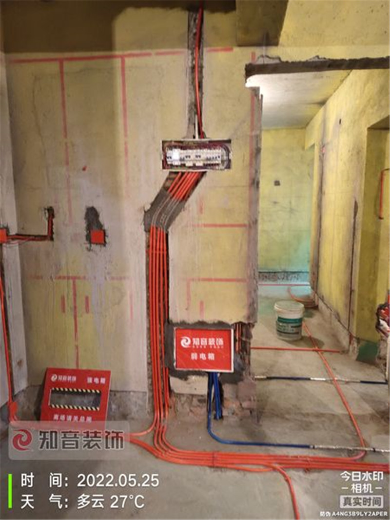 湘江花园86平施工现场