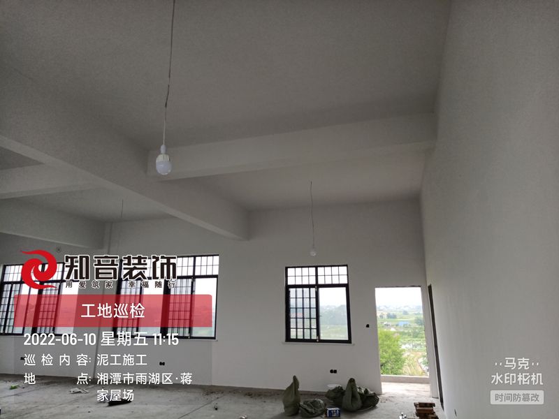 沙子岭自建房施工现场