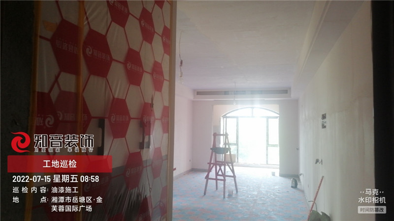 金芙蓉88平施工现场