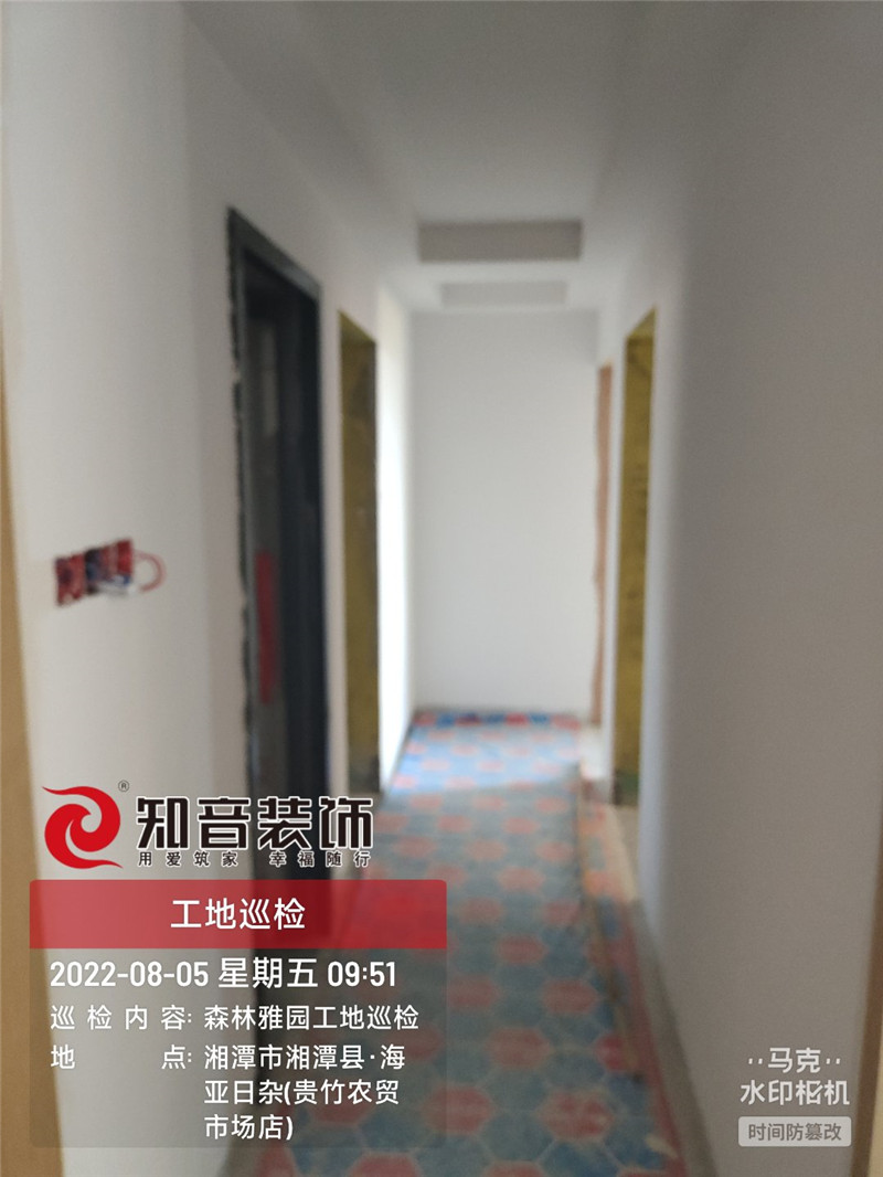 森林雅园130平施工现场