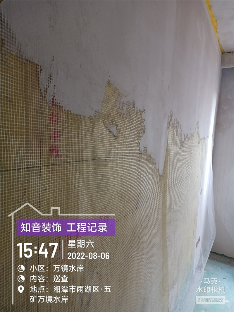 万境水岸95平施工现场