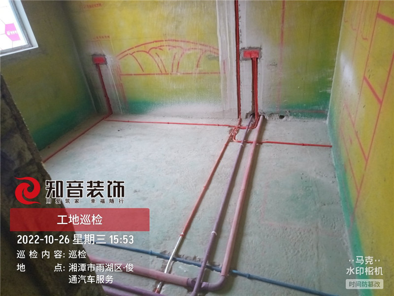 白石古莲城松竹里81平施工现场