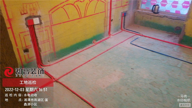 天元玺园135平施工现场