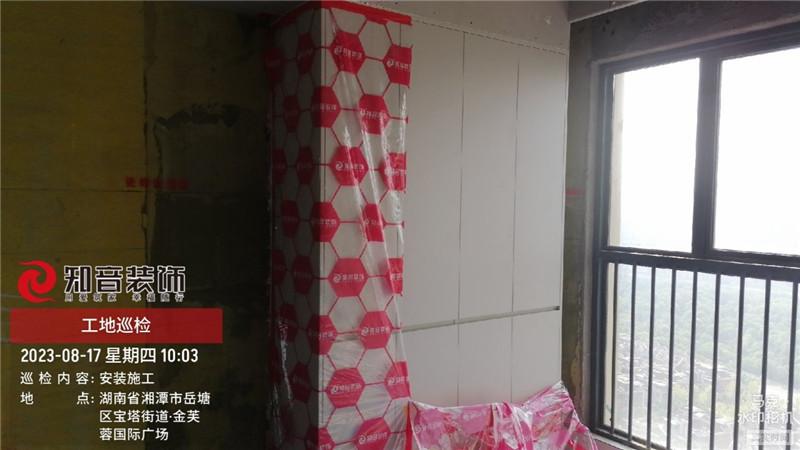 金芙蓉113平在施工地