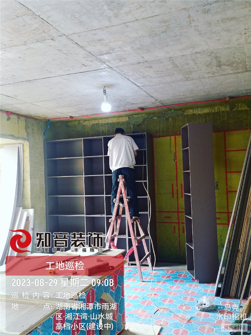 印象湘江168平在施工地