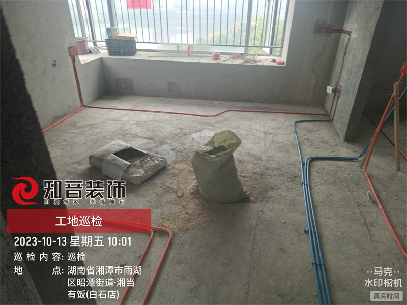 白石松竹里140平在施工地