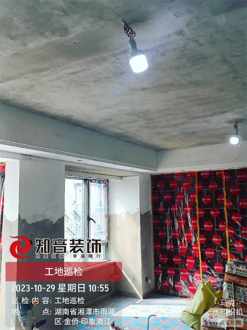 印象湘江168平在施工地