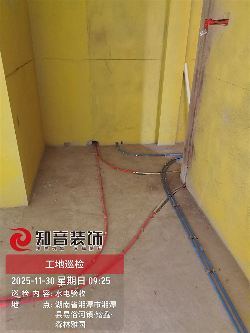 森林雅园 面积116平在施工工地