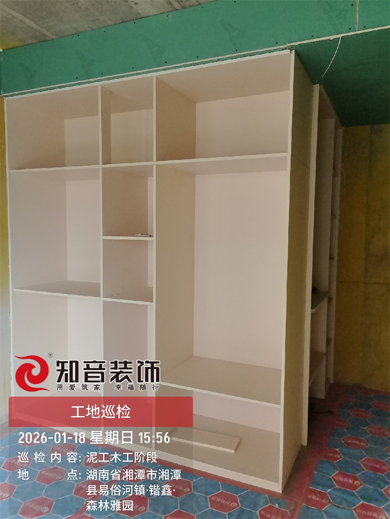 森林雅园 面积116平在施工工地