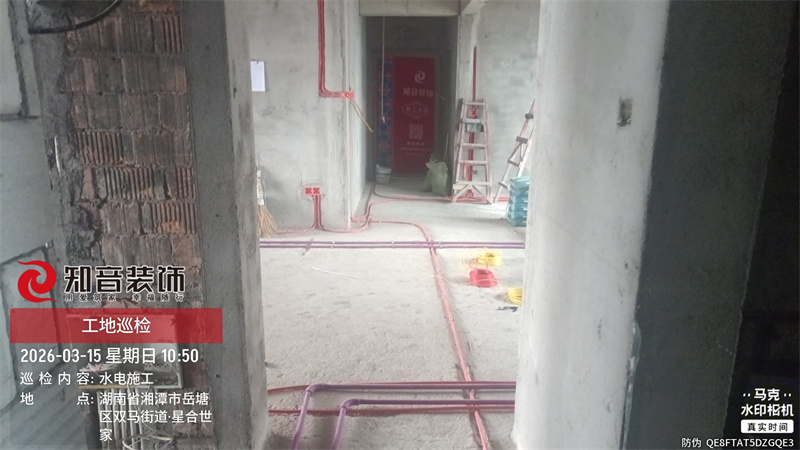 星合世家面积160在施工工地